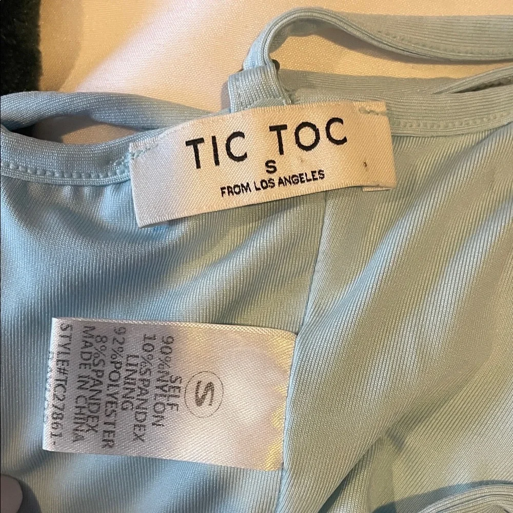 Corset Top Light Blue - Picture 4 of 4